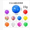 Alivio del Estrés Transfronterizo Bola de Cuentas de Colores de 3.5 cm Juguete para Apretar Bola Antiestrés Novedosa Bola Redonda para Aliviar el Estrés Juguete Educativo para Aliviar el Estrés Venta al por Mayor
