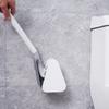 Escova de Vaso Sanitário Nova Xiangjia Golf Borracha Macia Cabo Longo Sem Ângulo Morto Escova de Vaso Sanitário Abertura e Fechamento Automáticos Base à Prova de Vazamento com Cinta de Água