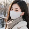 Nueva colección otoño e invierno 2026: mascarilla facial de punto fina con forro polar, cepillada para abrigar, a prueba de viento, con estructura de soporte tridimensional, transpirable, adecuada para ciclismo al aire libre