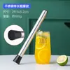 Aço Inoxidável Gelo Picado Barra Martelo de Gelo Limão Verde Espremedor de Frutas Coqueteira Verão Frutas Chá com Leite Bastão de Amassar