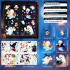 Pegatina Electroestática para Ventana de Fantasma Lindo con Gradiente Transfronterizo Calabaza Murciélago Pegatina de Vidrio sin Adhesivo Decoración de Escaparate de Halloween Venta al por Mayor