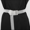 Cinturón de diamantes de imitación completo para mujer, moderno, combinable, con diamantes y tachuelas, decoración para falda, jeans, estilo moderno.