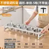 Caja de condimentos de acero inoxidable con compartimentos para condimentos, mermelada e ingredientes en polvo para hielo, adecuada para puestos
