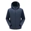 Chaqueta Softshell Suave con Capucha Nueva 2026 para Hombres y Mujeres, Abrigo para Deportes al Aire Libre y Senderismo, Chaqueta Softshell a Prueba de Viento con Forro de Forro Polar