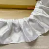 Acessórios de Renda Plissada de Cetim 8cm DIY Feito à Mão Almofada de Sofá Lençóis Borda de Cortina Suprimentos de Casamento Tecido para Roupas