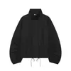 Nueva chaqueta casual de moda otoñal para mujer, de un solo botón, cuello alto, manga larga, versátil para comercio exterior transfronterizo