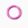 Clipes de Primavera Coloridos Anéis Redondos Galvanizados a UV Anéis Abertos Anéis de Mola Chaveiros Acessórios DIY Anéis de Conexão para Miçangas Perler