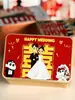 Caja Rectangular de Dulces para Boda, Recuerdos de Boda, Tarro de Dulces, Caja de Hojalata, Tarro de Dulces de Chocolate