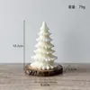 Velas Perfumadas de Árbol de Navidad Blanco, Decoración de Atmósfera Festiva, Regalos Navideños, Varias Velas de Árbol de Navidad
