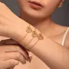 Miduoduo Joias Estilo Ins Coração Deusa do Sol Zircônia Incrustada Pingente Colar Pulseira Aço Inoxidável Banhado a Ouro Conjunto
