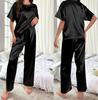 Nuevo Conjunto de Pijama para Mujer Más Vendido, Color Sólido, Pijama Suave y Cómodo para Mujer con Pantalón de Pijama, Conjunto de Dos Piezas, Talla Estándar Europea