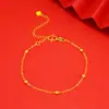 Collar de joyería de imitación de oro cadena O fina más collar de cuentas cadena Mori para mujer para enviar a su novia una generación de cabello