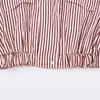 ZA comercio exterior transfronterizo europeo y americano ropa de mujer, AliExpress superventas moda casual estilo aviador a rayas camisa