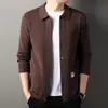 ¡Éxito de transmisión en vivo! ¡Disponible para dropshipping! Nueva chaqueta de punto tipo cárdigan para hombre, de venta caliente en otoño e invierno