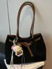 Bolso Transfronterizo de Gamuza para Mujer, Gran Capacidad, Nuevo Otoño e Invierno 2026, Bolso de Hombro Mate Retro, Bolso Tote para Viajes Diarios