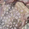 Pegatinas para Uñas de Camelia de Primavera Estilo Hada de Celebridad de Internet con Brillo de Concha en Relieve, Flores de Cristal, Flores de Cerezo y Decoraciones de Uñas de Flor de Durazno