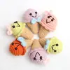 Pingentes de Boneca Crochê Feitos à Mão, Enfeites de Sorvete Crochê com Lã, Pingentes de Chaveiro Tricotados, Acessórios para Bolsa