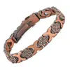Pulsera Magnética Popular Redonda de Diamantes Completos Transfronteriza Moda Europea y Americana Cierre de una Sola Fila Pulsera Magnética Antiestática para Mujer en Stock