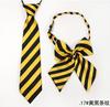 Traje de corbata con banda de goma y cuello directo de fábrica, uniforme de clase, uniforme escolar, actividad de rendimiento, corbata estampada para niños, cuello con flores