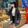 Sudadera con capucha y cremallera gris de venta caliente de primavera y otoño para mujer, cárdigan holgado de hombros caídos, estilo básico casual, sudadera Jimo para mujer