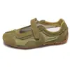 Nuevos Zapatos de Entrenamiento Planos Retro Versátiles de Verano 2026 para Mujer con Punta Redonda y Velcro, Zapatos Casuales Cómodos y Ligeros