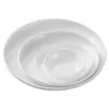 Paleta de Prato Cerâmico Imitação Branco Puro Caligrafia Pintura Francesa Prato de Pigmento Prato de Tinta Estudante Pintura Prato de Tinta Anti-Queda Atacado