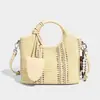 Bolso de Mano de Mimbre Tejido a Mano de Alta Gama para Mujer 2026 Nuevo Bolso Cubo de Moda Bolso de Hombro Único Bolso Cruzado