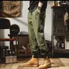 Pantalones de trabajo resistentes estilo americano para hombre, nuevo estilo otoño e invierno 2024, pantalones casuales de corte holgado de moda con forro polar, pantalones jogger de marca de moda