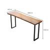 Mesa de Bar e Cadeiras de Madeira Maciça Americana para Loja de Chá com Leite Mesa de Centro Mesa de Bar Casual Mesa de Bar Nórdica Mesa Alta de Parede