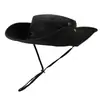Sombrero de Senderismo para Exteriores Color Camello Secado Rápido Visera Sombrero de Pescador para Hombres y Mujeres con Ala Ancha Sombrero de Sol para Senderismo Sombrero de Sol Anti-UV
