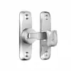 Pestillo para Puerta sin Taladro Hebilla de Puerta de Aleación para Cerradura de Puerta de Baño de Hotel en Casa Pestillo de Seguridad Engrosado Antirrobo