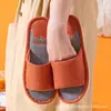 Pantuflas de Oso Estilo Coreano, Suaves para Interiores, Ligeras y Transpirables, Zapatos para el Hogar, Adecuados para Todas las Estaciones, Lino, para Parejas, Hombres y Mujeres, para Uso en Casa, Recibir Invitados y Viajes