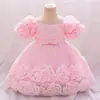 Vestido de niña Vestido de princesa Vestidos de bebé Vestido Vestido de lentejuelas de capullo para niños Vestido de anfitrión para piano