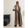 Outono/Inverno 2026 Cardigan de Tricô Cor Sólida Preguiçoso Pelo Sintético de Vison Solto Comprimento Médio Estilo Puro Desejo para Mulheres