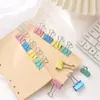 Clips para Carpetas de Colores #5 Estilo Fresco Pequeño Clips para Papel de 19 mm Tamaño Pequeño Clips de Cola Invertida Venta al por Mayor Clips de Cola de Fénix Clips Pequeños