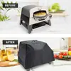 Funda antipolvo más vendida transfronteriza de 28 pulgadas con revestimiento plateado, impermeable y a prueba de polvo, para horno, adecuada para Cuisinart CGC403