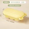 Novo Urso Press Ice Cube Silicone Ice Cube Molde 6-grid Ice Box Household Square Ice Mold Ice Storage Box com tampa