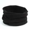 Cuello Polar Térmico Calentador de Cuello Grueso A prueba de Viento Polaina para Cuello Color Sólido Unisex Otoño Invierno