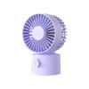 Producto Nuevo, Mismo Modelo que Muji, Ventilador de Escritorio Recargable por USB con Cabeza Oscilante, Mini Ventilador Silencioso para Hogar y Oficina, Pequeño Ventilador de Refrigeración