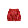 Traje de dos piezas de camiseta de tirantes y pantalones de verano lindo y refrescante con estampado de oso fresa de la serie Wurib Girl