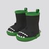Botas de lluvia para adulto de tiburón, calzado de verano para mujer, suela gruesa antideslizante, botas de lluvia para niños, zapatos de goma impermeables lindos para padres e hijos