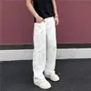 Harajuku 2026 Otoño Nuevos Jeans Marrones Minimalistas para Hombre Tendencia Versátil Sueltos Rectos de Pierna Ancha Ins