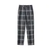 Venta directa de fábrica pantalones de cuadros especiales para hombre y mujer cintura alta pantalones de estudiante niebla vespertina cuadros grises cuadros pequeños cuadros olivo ropa de clase deg