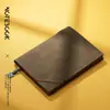 Cuaderno de Negocios A5 con Tapa de Cuero Suave y Correa Retro de Piel de Oveja, Páginas Rayadas para Reuniones de Trabajo, Se Puede Imprimir con Logo
