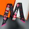 120cm Estilo Coreano Casual Largo para Mujer Combinable Decorativo Lazo Bolso Cinta Bufanda Pequeña Cinta para el Cabello Cinta Bufanda