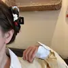 Estilo Dongdaemun Clip de Garra Grande de Perla de Dibujos Animados Mickey por Ambos Lados Lindo Clip de Tiburón de Lunares Accesorio para el Cabello de Alta Gama