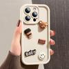 Adequado para Capa de Celular Samsung S26U, Capa Anti-Queda Urso Estéreo Retrô S25, S23P Criativo A73A56A34 Fofo