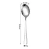 Juego de Cubiertos de Acero Inoxidable Transfronterizo: Cuchara para servir, Cuchara de buffet, Tenedor, Cuchara para ensalada, Tenedor, Espátula de cabeza cuadrada, Juego de cucharón para sopa
