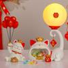 Lámpara de Boda para Gatos Luckies Adornos de Decoración Hogareños Para Recién Casados Lámpara Larga Lámpara de Mesita de Noche Lámpara de Mesa Creativa Regalo de Acompañamiento para Recién Llegados