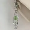 Colgante de Botella de Deseos Estrella de Pez Koi Lindo Cadena para Teléfono Decoración de Mochila de Cámara Femenina Lanyard de Regalo Llavero